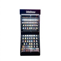 Vitrine d'exposition de cartes à collectionner simple face avec éclairage LED, personnalisable en usine, pour cartes TGC, cartes de sport et de baseball classées en magasin