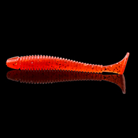 Leurre de pêche en plastique souple ECOODA, fabriqué en usine, 5,5 cm, 7,5 cm, haute élasticité et étirement continu