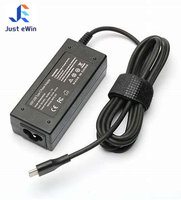 Cargador de Portátil Compatible con HP NoteBook 45W 65W Tipo C Fuente de Alimentación