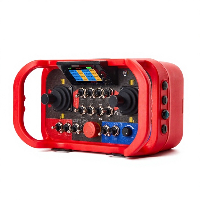 CHINA Manufacturer HUANUO Waterproof Rechargeable Long Distance Range Joystick Industrial Remote Control CAN Bus Output PWM