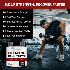 Most Popular Pre Workout Muscle Size Strength Creatine Monohydrate Promotes Muscle Growth and Recovery Herbal <b>supplements</b> - Product Image 3