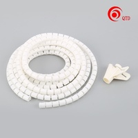 Organizador de Cables en Espiral, Protector de Cables, Organizador de Cables Eléctricos para Computadora, Fundas para Mangueras Hidráulicas, Corte de Materia Prima Importada