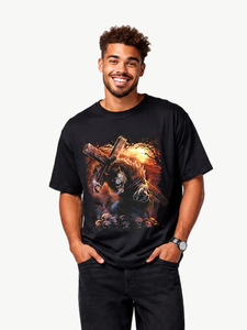 T-shirts pour hommes Camo Ape MIAMI de qualité supérieure, décontractés, à manches courtes, style streetwear oversize, unisexes, pour la gym et le sport, t-shirt bapees - Product Image 2