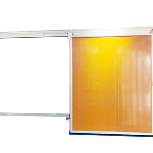 <span class=keywords><strong>Puerta</strong></span> Enrollable Aislada de Acero Galvanizado con Panel Sándwich de PU de 100mm/150mm de Espesor para Almacenamiento en Cámaras Frigoríficas, Diseño Industrial Moderno - Product Image 1