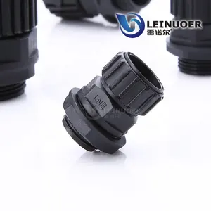 nylon straight pipe connector for plastic flexible conduit