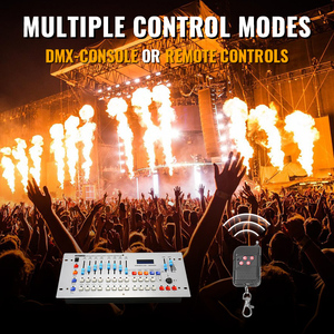 Ngoài Trời hình lục giác lửa máy 200W ngọn lửa thrower DJ ban nhạc sân khấu hiển thị hiệu ứng DMX512 đầy màu sắc phun lửa máy - Product Image 3