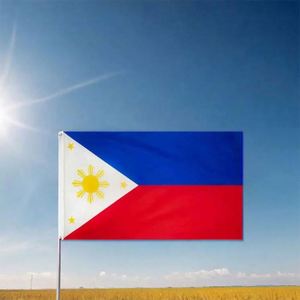 Polyester 90x150cm Outdoor Red White Blue Philippine <b>Flag</b> with Brass Grommets Custom Logo Portable - Product Image 5