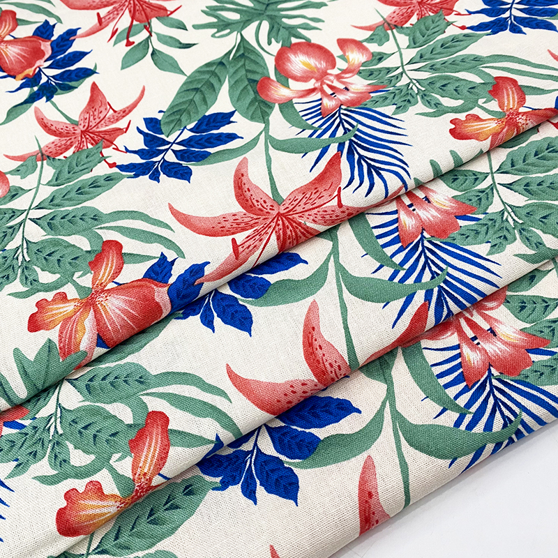 Полотняная льняная вискозная ткань для платьев и рубашек