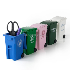 Tempat Sampah Mini Plastik Beroda Hijau Ramah Lingkungan - Product Image 6