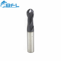 Fresas de Carburo BFL de 2 Filos, Fresas de Punta Redonda, Brocas para Router CNC de Madera, Cortador de Fresado de Carburo