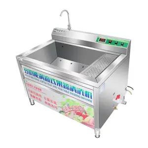 Kleine Bubbel Reinigingsmachine Voor Het Wassen Van Bladgroenten Draagbare Fruitgroente Wasmachine