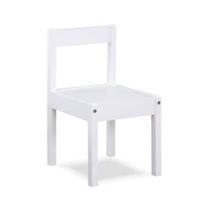 DB Della 3-Piece White Solid Wood <b>Kids</b> Table & Two <b>Chair</b> Set for Preschool & Bedroom Use School Furniture - Product Image 5