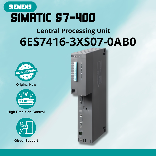 High Performance Siemens 6ES7416-3XS07-0AB0 SIMATIC S7-400 CPU 416-3 PLC Central Processing Unit Industrial Controller