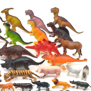 Petit ours polaire en plastique chameau kangourou lion <span class=keywords><strong>chien</strong></span> et chats figurines animaux de la ferme de la mer sauvage ensemble pvc poupée gâteau décoration enfants jouets - Product Image 3