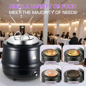 Buffet scaldacristallo pentola per zuppe calde ad alta capacità portatile elettrico scaldabagno efficiente per stufe alimentari - Product Image 2