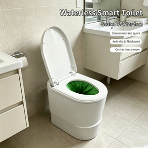 Toilette portable intelligente sans eau, installation facile, toilette sèche pour la maison, les soins aux personnes âgées et les situations d'urgence - Product Image 1