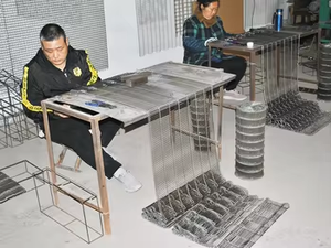 Sabuk konveyor jaring logam baja tahan karat warna perak untuk dikirimkan telur, sabuk konveyor pengolahan makanan - Product Image 6