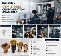 Промышленные режущие инструменты Drillsoltek PDC для карьерных работ и геотехнического бурения