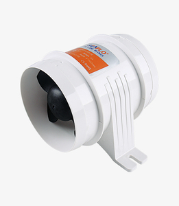 Ventilateur de gaine silencieux en plastique en ligne SEA FLO 4 pouces pour compartiments moteur, galeries et compartiments de drainage - Product Image 1