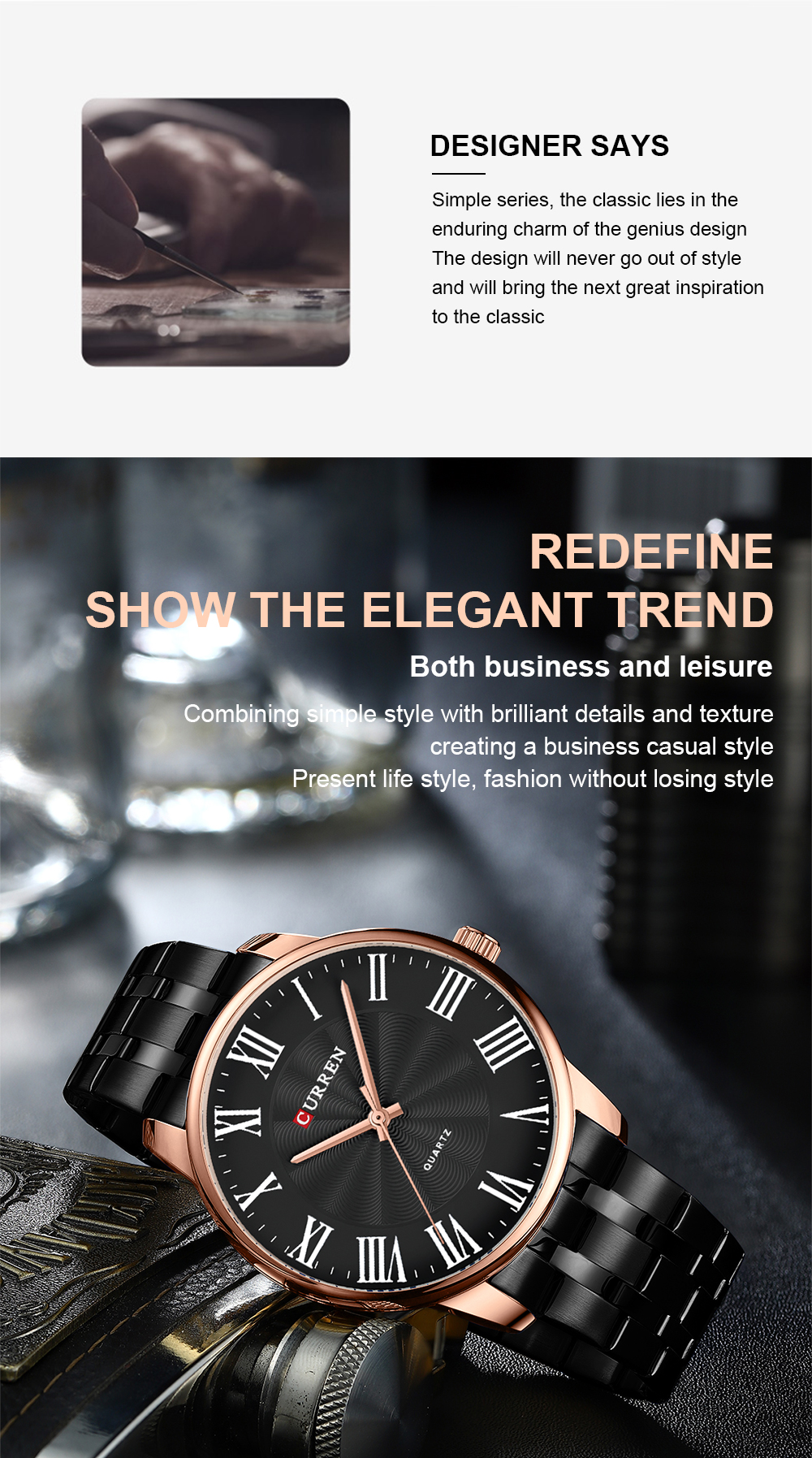 Nouvelles montres pour hommes Top marque de luxe CURREN Quartz montre pour hommes Sport étanche montres-bracelets Date d'affaires Relogio Masculino