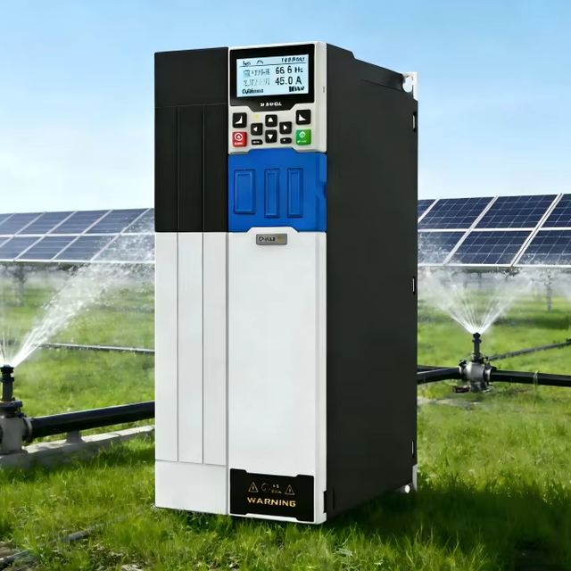 Hybrid Solar Inverter Solar-Powered Agricultural Irrigation Solar Water Pump Inverter 5.5kw for Deep Well Pumping Systems