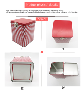 Контейнер для пищевых продуктов с квадратным шарнирным принтом - Product Image 5