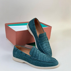 Mocassins en cuir de crocodile 100% véritable, chaussures décontractées à enfiler pour homme, mocassins en cuir de crocodile pour homme - Product Image 4