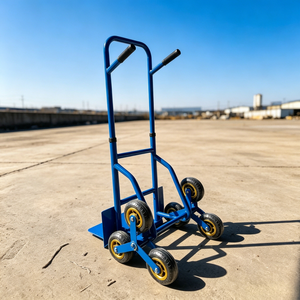 Carretilla Plegable <span class=keywords><strong>de</strong></span> Alta Resistencia <span class=keywords><strong>de</strong></span> 440 lb con 6 Ruedas para Subir <span class=keywords><strong>Escaleras</strong></span>, Carro Portátil para Almacén, para Entrega <span class=keywords><strong>de</strong></span> Electrodomésticos y Muebles - Product Image 2