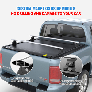 Zolionwil Accessori per Pickup 4x4 Portapacchi in Lega di Alluminio Barre Trasversali Universali per Copertura Cassone a Rullo - Product Image 3