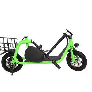 Electric <b>Scooter</b> With Seat Foldable 48V Lithium Battery Brushless Motor Urban Commuter Unisex Black - Product Image 4