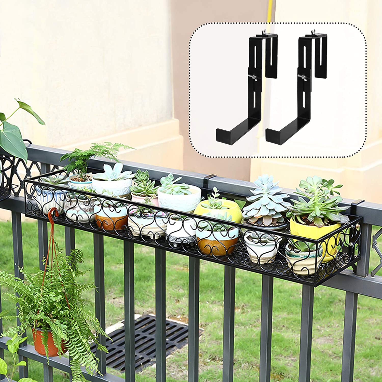 Blumenkasten-Halterung Fenster-Blumenkasten-Halterung  Outdoor-Hngehalterungen Montageschiene Aufhnger fr Pflanzenhalter|  Alibaba.com