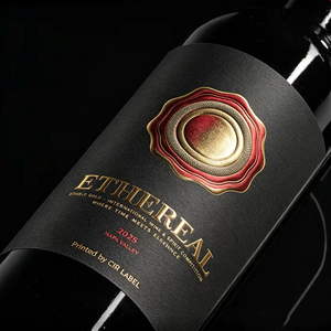 Etiqueta de Embalaje con Estampado Dorado Personalizado <span class=keywords><strong>MegaVision</strong></span> MegaVision20230421-01, Etiquetas para Botellas de Whisky, Diseño en Relieve Multicapa, Premium - Product Image 5