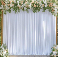 Tissu de fond de scène en spandex extensible, sans plis, à fort effet drapé, pour décoration d'événements
