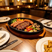 Poêle Teppanyaki en fonte compatible induction, ensemble d'ustensiles de cuisine en fonte, Panelas De Ferro Fundido, Marmite De Cuisine