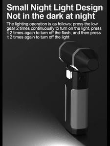 Nouveau ventilateur portatif ultra-rapide 160 000 tr/min, souffleur turbo-jet puissant avec éclairage LED, pour camping extérieur et dépoussiérage, moteur sans balais - Product Image 4