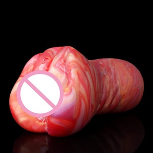 GEEBA Artificial Male <b>Masturbator</b> Double Channels Vagina and Anal for Male With Multifunctional - Product Image 4