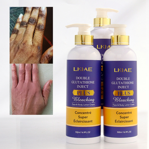 OEM/ODM Naturally Vegan Brighten Skin Best Glutathione Lightening Knuckle Black Spot Blanqueamiento Loción corporal para hombres y mujeres - Product Image 1