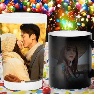 Tazza <span class=keywords><strong>da</strong></span> caffè in <span class=keywords><strong>ceramica</strong></span> fatta <span class=keywords><strong>da</strong></span> <span class=keywords><strong>te</strong></span> Design minimalista personalizzato con foto amate e personalizzate tazza magica di sublimazione per regali di compleanno - Product Image 2
