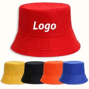 Wholesale New Fashion Maple Leaf Reversible Fisherman <b>Hat</b> Logo Custom Printed Bucket <b>Hats</b> - Product Image 3