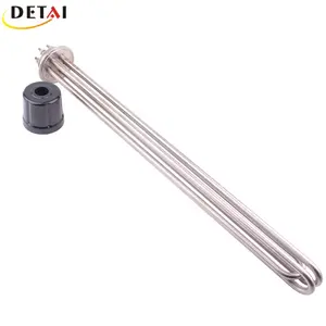 2" Tri Clover 220V/380V 6KW Low Watt Density Immersion Heater Electric Heating Element for Brewery