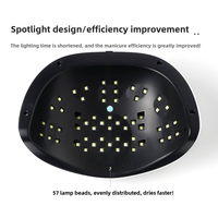 Lampe de photothérapie UV LED professionnelle SUNX8 à double source lumineuse, outil de nail art, sèche-ongles, lampe à gel pour ongles, salon à domicile