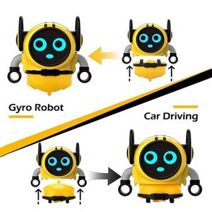 Jouet robot gyroscopique rotatif 3 en 1, engrenage de traction, <span class=keywords><strong>toupie</strong></span> de combat, kit de voiture robot, jouet gyroscope détachable amovible pour enfants - Product Image 6