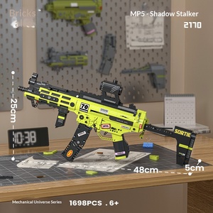Venta al por mayor y Dropshipping] Rifle Fantasma de la Noche Oscura, Bloques de Construcción de Plástico, Juguete Educativo de Ensamblaje para Niños, Animales y Naturaleza - Product Image 2