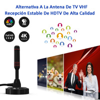 Longue portée meilleurs amplificateurs intérieurs hdtv moteur bâton uhf numérique satellite antenne de télévision extérieure