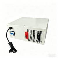 Redresseur de galvanoplastie haute fréquence 12V 50-100A, alimentation CC réglable avec contrôle par minuterie, faible ondulation, refroidissement par air forcé