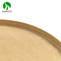 Tazones Redondos Desechables de Papel Kraft con Recubrimiento de PE de 24oz y 32oz, Ecológicos, Serie Harvest KR, Modernos