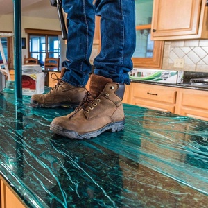 Anti-Scratch Quarz Arbeits platte Steins chutz folie Weiche PE Feuchtigkeit beständige glänzende Oberfläche Blasform verfahren 300m Länge 50cm - Product Image 3