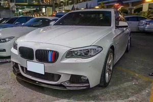 สำหรับ F10 2010-2016 BMW 5 Series F10 <span class=keywords><strong>M</strong></span> สปอร์ต523i <span class=keywords><strong>520d</strong></span> 535 520คาร์บอนไฟเบอร์ชุดขอบด้านหน้า - Product Image 2