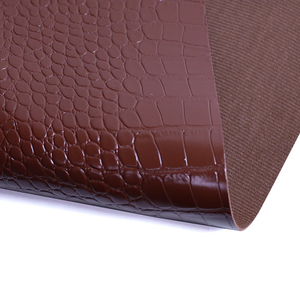 Cuero Sintético de Cocodrilo Brillante de 1.2 mm, Cuero Sintético Repujado de Cocodrilo Brillante para Bolsos y Maletas - Product Image 1