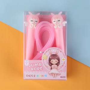 Usine directe Mini astronaute forme style neutre corde à sauter étudiants mignon espace silicone signature corde à sauter - Product Image 2